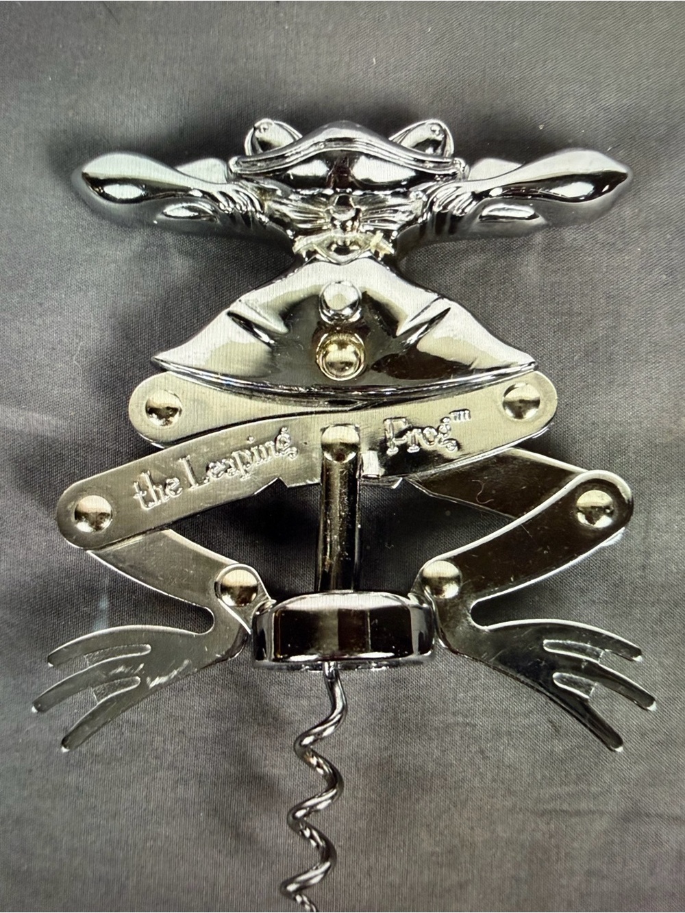 Leaping Frog Corkscrew-chrome and Silver Design 1990’s NWT - Picture 3 of 4